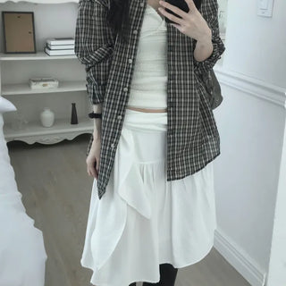 Lazy Check Shirt (2 colors)