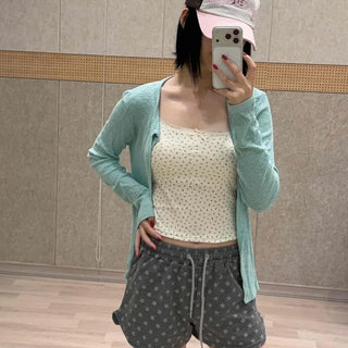 Loose Fit Star String Daily Pajama Shorts