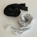 Trippy Dot Wrinkle Long Scarf