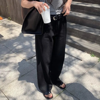 Harry Pants Summer Black Jeans Summer Wide Pants
