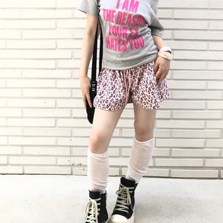 NEW Milky Hip Gyaru Leopard Print Shorts (2 colors)