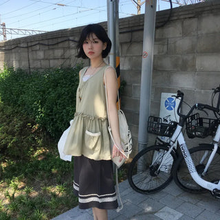 Iroha Pocket Long Sleeveless