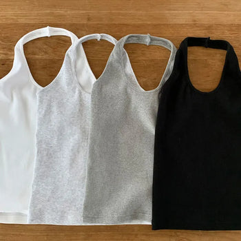 Daily Halter Sleeveless 4 Colors