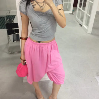SYRUP Jogger Capri Pants  | Harem Pants Capri Pants Mintcore Color Pop