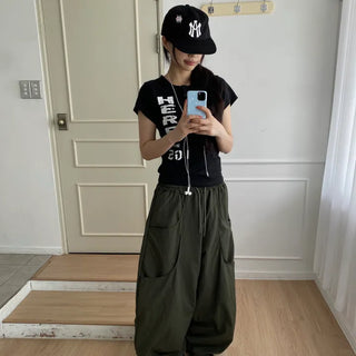 Field Balloon Cut Nylon Pants