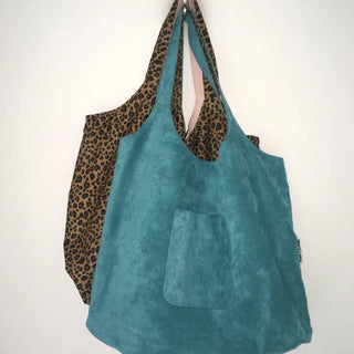 Ronan Leopard Color Block Shoulder Bag