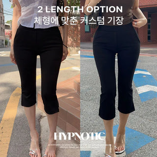 [MADE: In-house Production] Elastic Waist Capri Pants [3/4 Length Version]