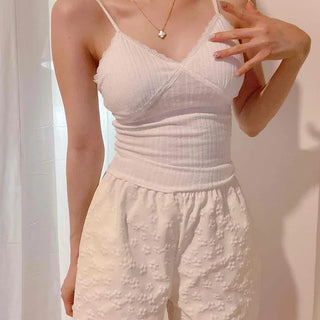 Strap Fitted Plain Daily Sleeveless