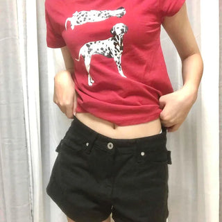 Eyelet Button Straight Regular Fit Daily Shorts