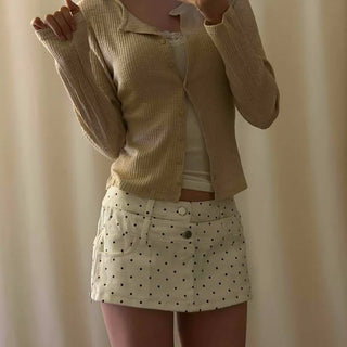 Zipper Dot Daily Shorts
