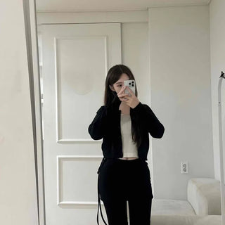Layered Flare Long Pants