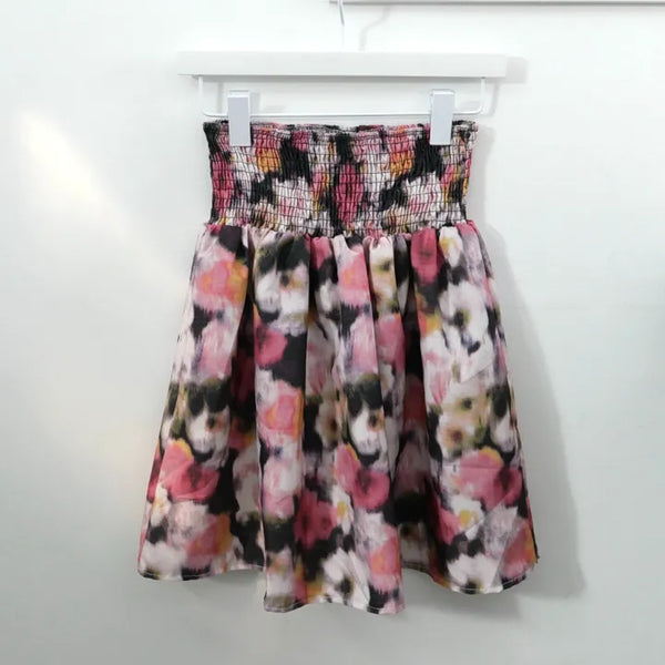 floral top&skirt