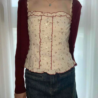 Slim Fit Plain Long Sleeve Daily Casual Cardigan