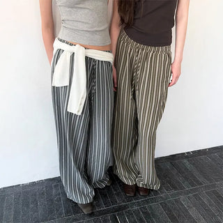 Radi Stripe Summer Two-way Pants