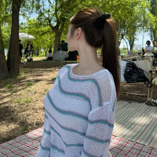 Striped Oversized Daily Long Sleeve