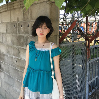 Soyo Shirred Off T-shirt