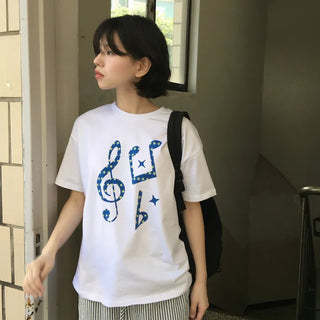 Music Treble Clef Short Sleeve T-shirt