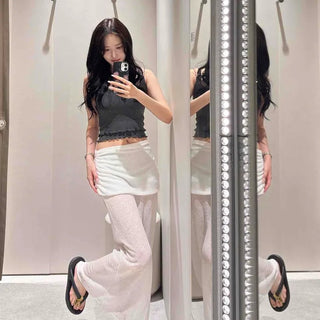 Wrap A-Line Daily Casual Long Skirt