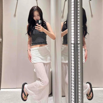 Wrap A-Line Daily Casual Long Skirt