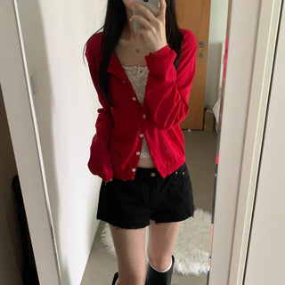 [Sal-An-Mate] Cool Basic Round Summer Cardigan