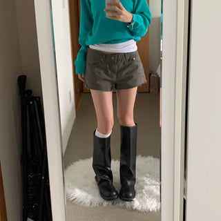 [26SS] Embossed Basic Shorts