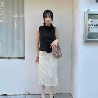 Ruha Straight H-Line Daily Midi Skirt