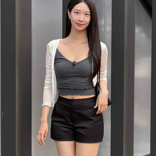 Regular Fit Straight Casual Daily Shorts