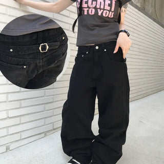 Unisex Code Daily Hip Bijou Denim Pants