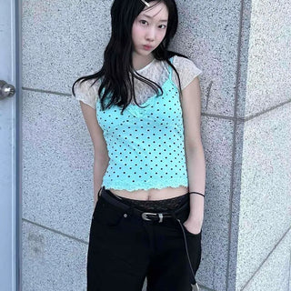 Dot Strap Casual Daily Sleeveless