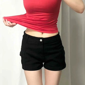 Cargo Pocket Button Daily Shorts