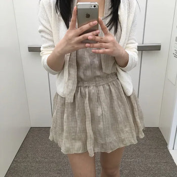 Louis Check Tie Dress
