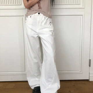 Winky Cotton Wide Pants