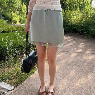 Perry Satin H Skirt