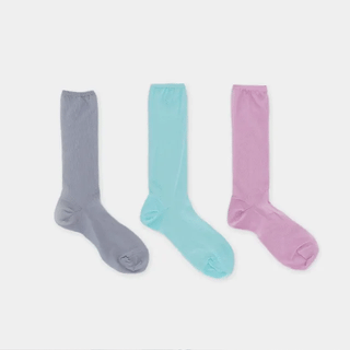 Knots colored stockings knee socks