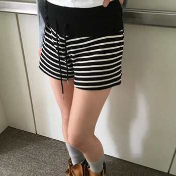Folding Striped Shorts
