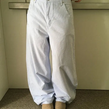 Day Stripe Wide Pants