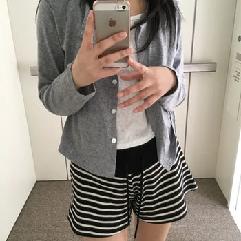 *Delicate Fit* Pure Layered Cardigan
