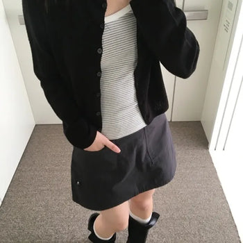 *High Quality/Made in Korea* Rudy Boucle Round Cardigan