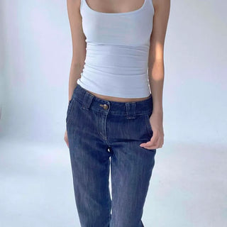 Lumi Strap Plain Fitted Slim Fit Daily Sleeveless