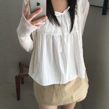*High Quality/Made in Korea* Louis Shirred Sleeveless Blouse
