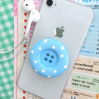 (Genuine MagSafe / 4 colors) Star Dot Button Smart Talk Polka Dot Smart Grip Phone Decoration Button Finger Talk iPhone Galaxy Mobile Phone Stand
