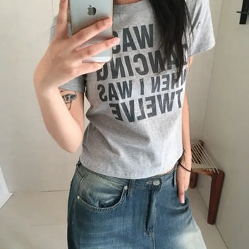 Crack Print Short Sleeve T-shirt