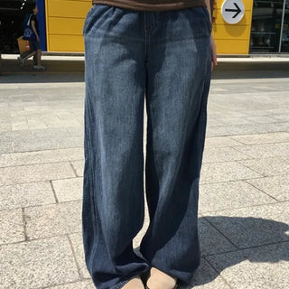 Rib Hooded Wide Denim