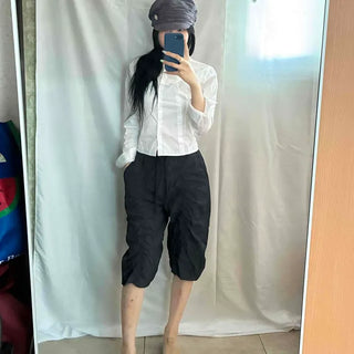 Loose Fit String Wide Daily Shorts