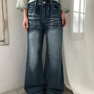 Kawil Washed Wide Denim Pants