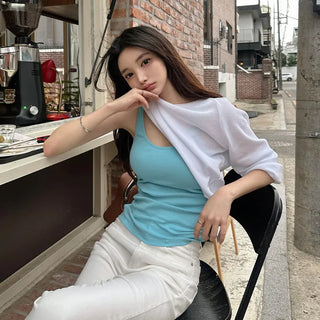 Vivid Slim Ribbed Sleeveless