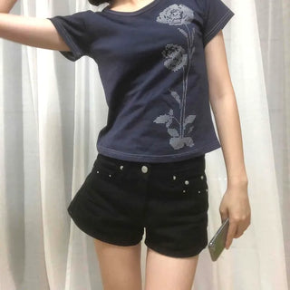 Lemo Button Flap Pocket Straight Regular Fit Daily Shorts