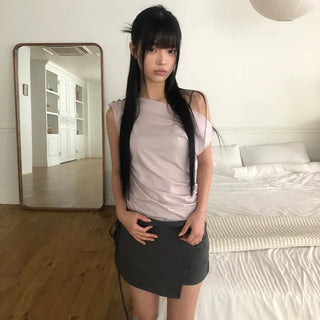 Futa Drape Short Sleeve T-shirt
