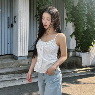Remy Dot Tie Blouse