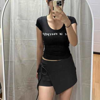 String Wrap Regular Fit Daily Shorts